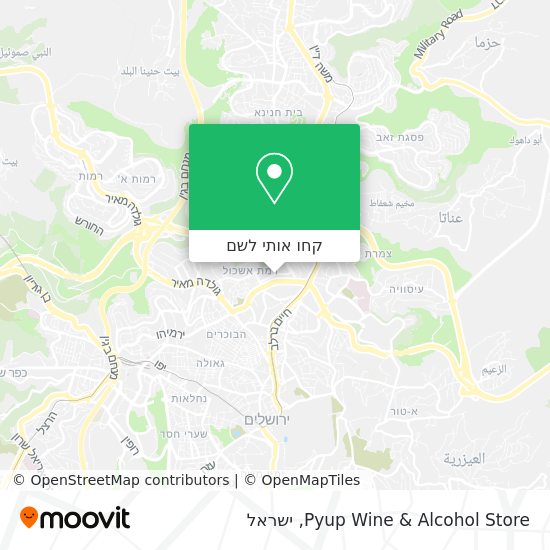 מפת Pyup Wine & Alcohol Store