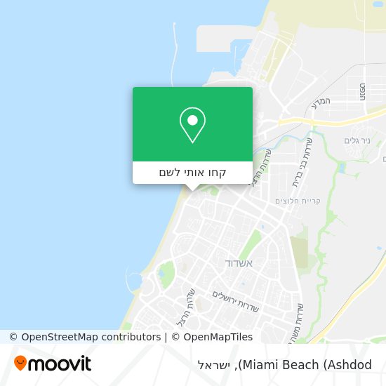 מפת Miami Beach (Ashdod)