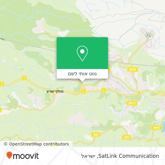 מפת SatLink Communication