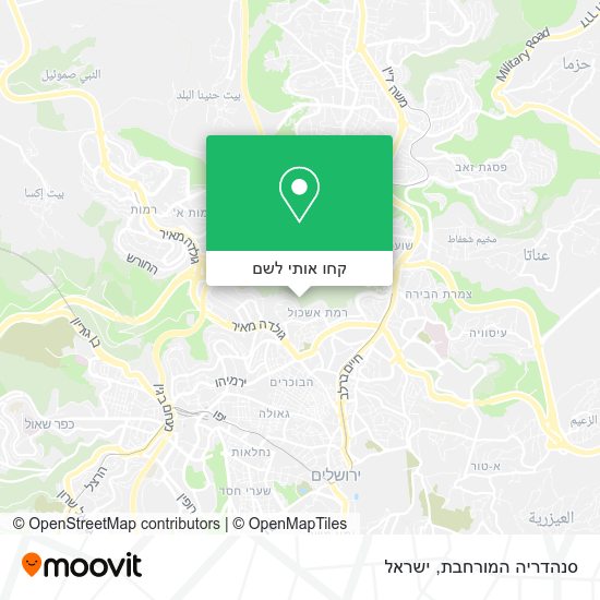 מפת סנהדריה המורחבת