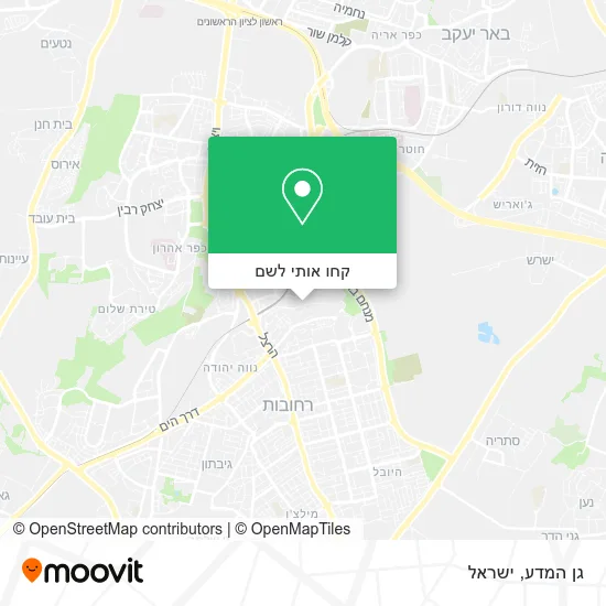 מפת גן המדע