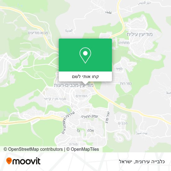 מפת כלבייה עירונית