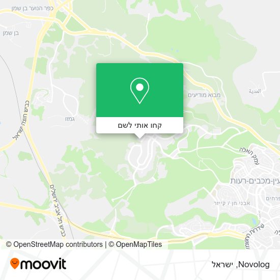מפת Novolog