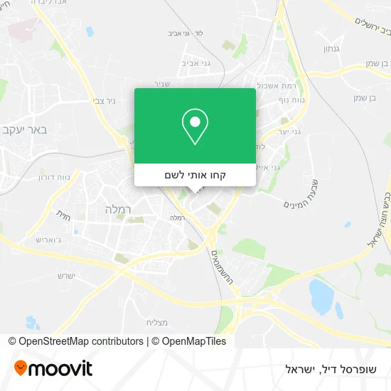 מפת שופרסל דיל