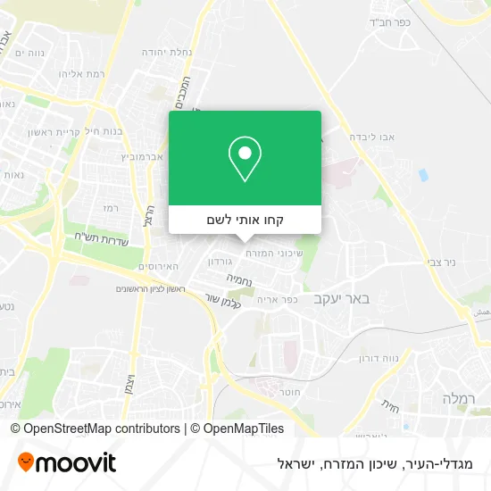מפת מגדלי-העיר, שיכון המזרח