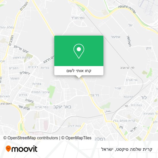 מפת קרית שלמה סיקסט