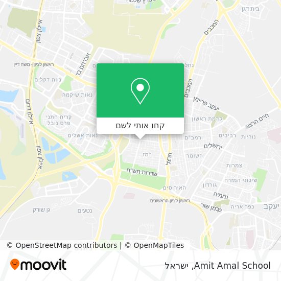 מפת Amit Amal School