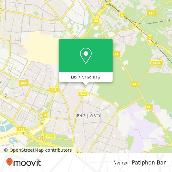 מפת Patiphon Bar