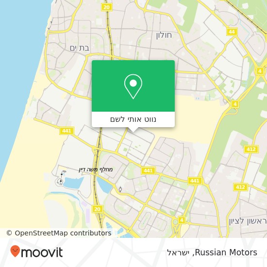 מפת Russian Motors