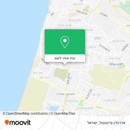 מפת אדרנלין פיינטבול