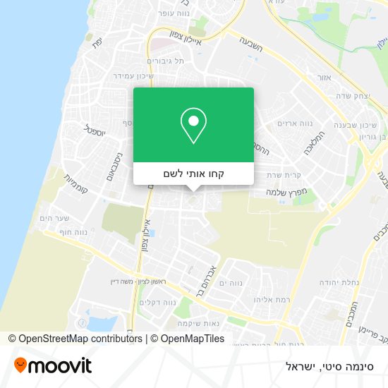 מפת סינמה סיטי