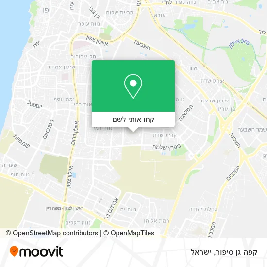 מפת קפה גן סיפור