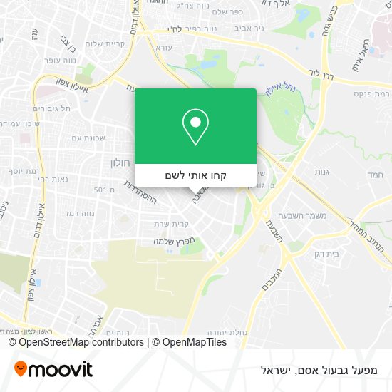 מפת מפעל גבעול אסם