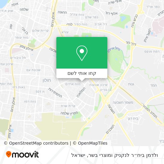 מפת ולדמן ביח״ר לנקניק ומוצרי בשר