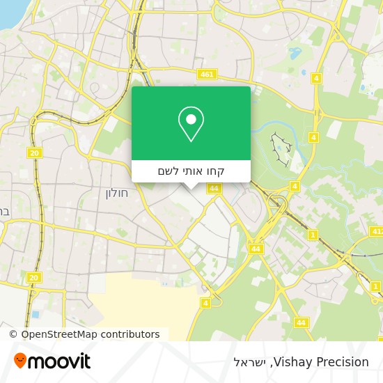 מפת Vishay Precision