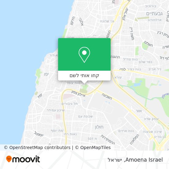 מפת Amoena Israel
