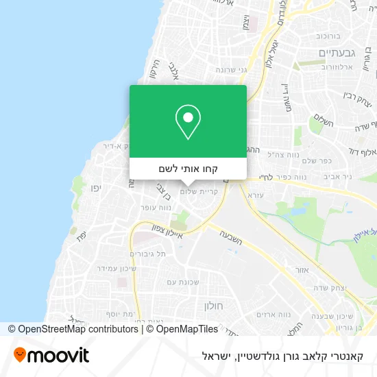 מפת קאנטרי קלאב גורן גולדשטיין