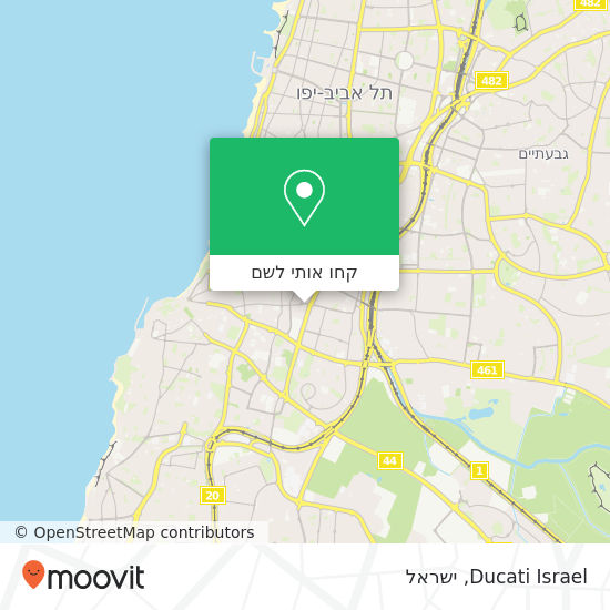 מפת Ducati Israel