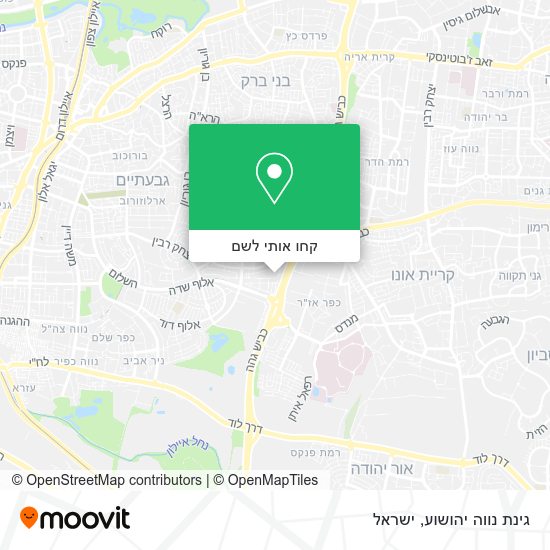 מפת גינת נווה יהושוע