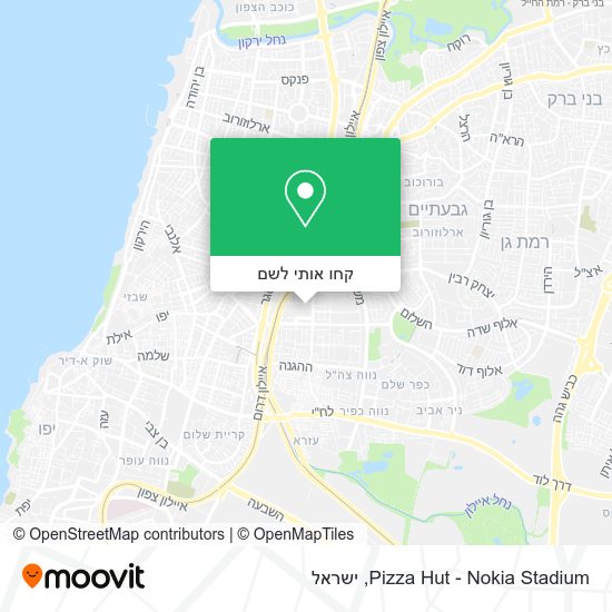 מפת Pizza Hut - Nokia Stadium