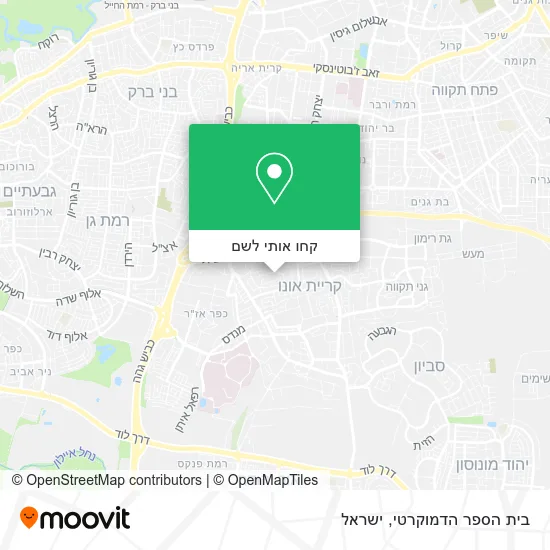 מפת בית הספר הדמוקרטי