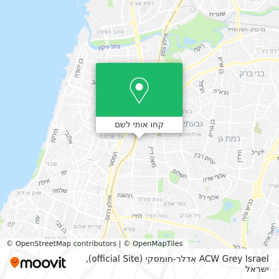 מפת ACW Grey Israel אדלר-חומסקי (official Site)