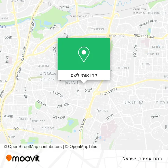 מפת רמת עמידר