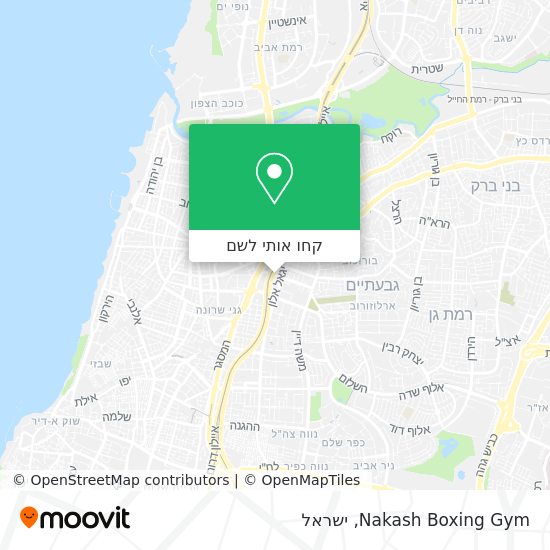 מפת Nakash Boxing Gym