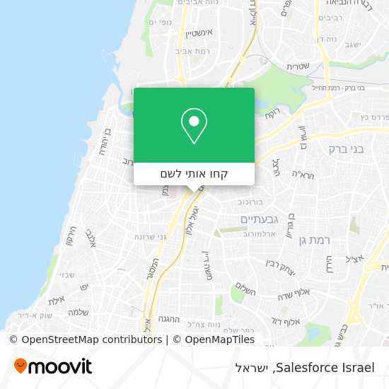 מפת Salesforce Israel