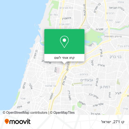 מפת קו 271