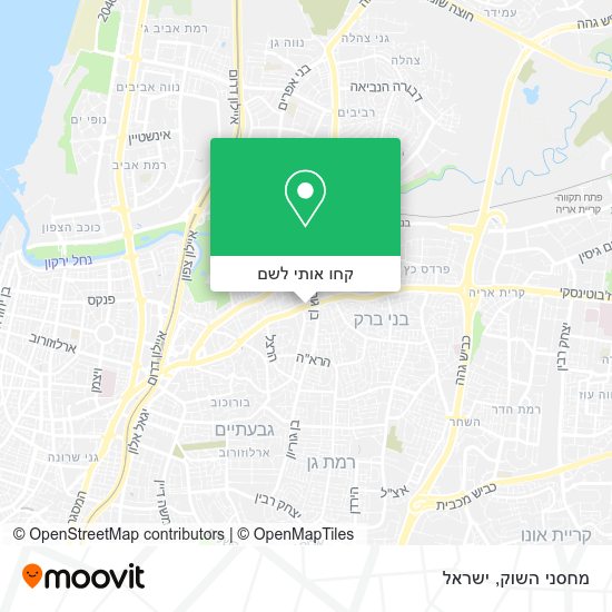 מפת מחסני השוק