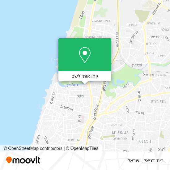 מפת בית דניאל