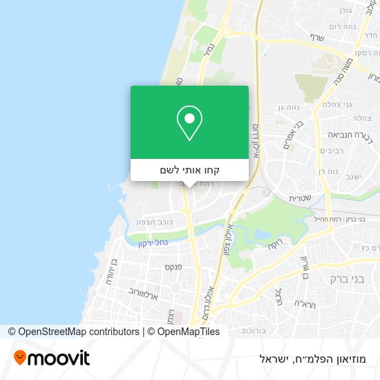 מפת מוזיאון הפלמ״ח