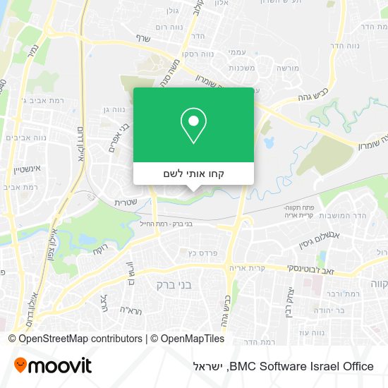 מפת BMC Software Israel Office