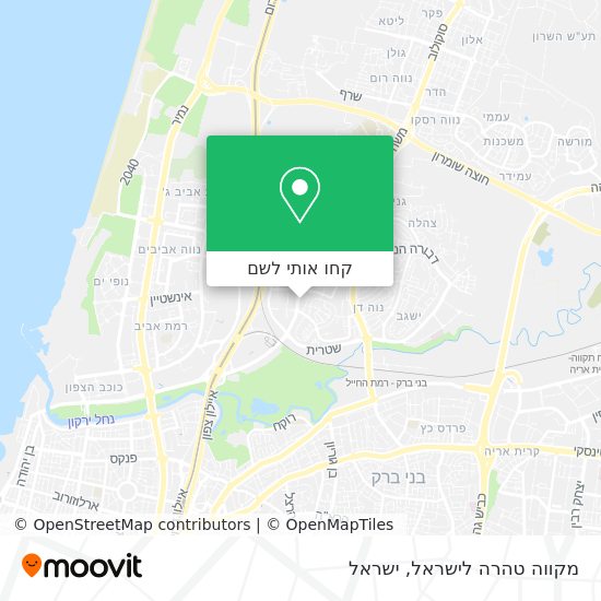 מפת מקווה טהרה לישראל