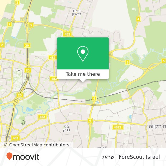 מפת ForeScout Israel