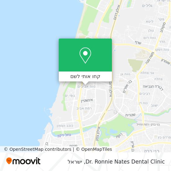 מפת Dr. Ronnie Nates Dental Clinic