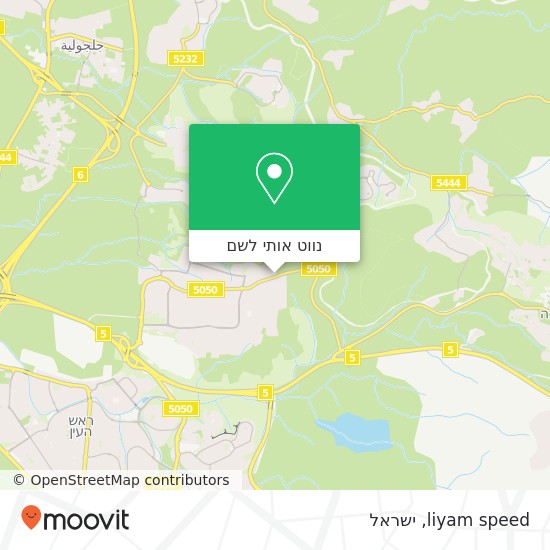 מפת liyam speed