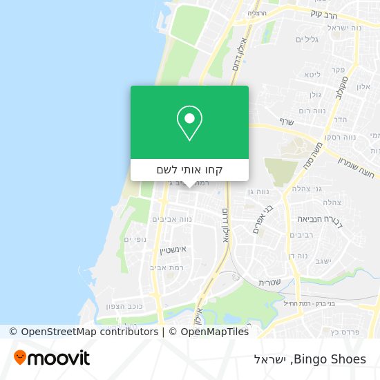 מפת Bingo Shoes