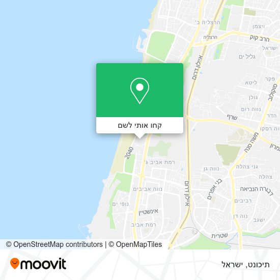 מפת תיכונט