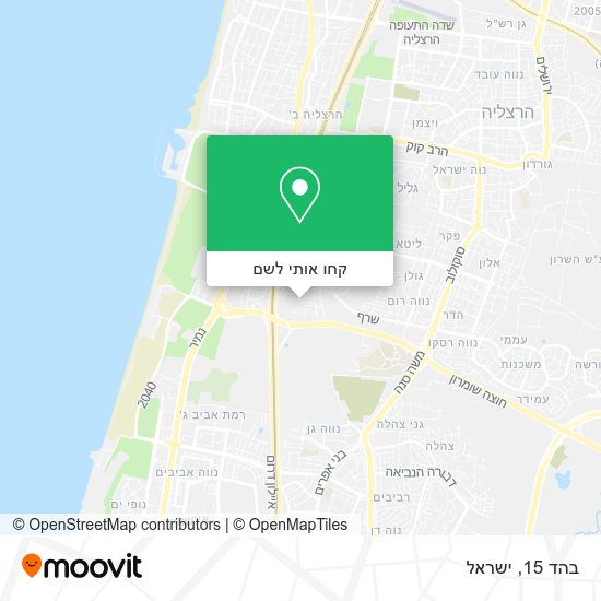מפת בהד 15