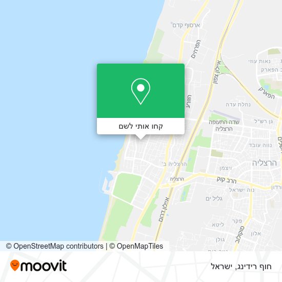 מפת חוף רידינג
