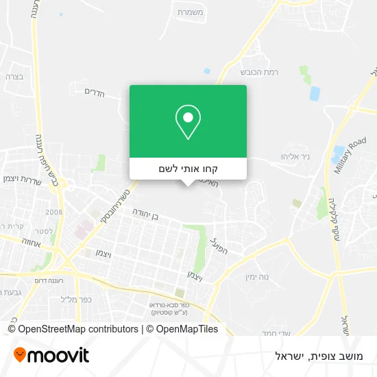 מפת מושב צופית