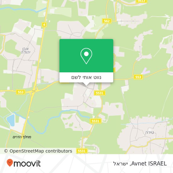 מפת Avnet ISRAEL