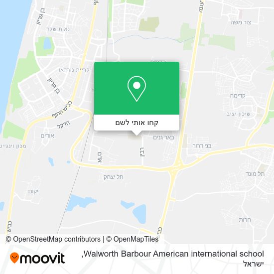 מפת Walworth Barbour American international school