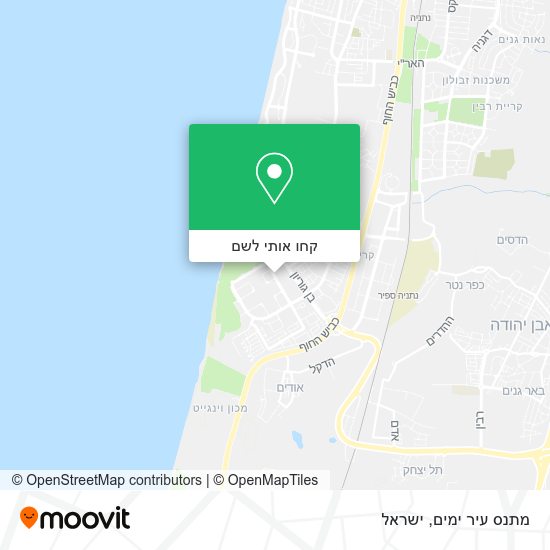 מפת מתנס עיר ימים