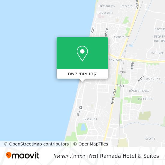 מפת Ramada Hotel & Suites (מלון רמדה)