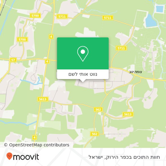 מפת חוות התוכים בכפר הירוק