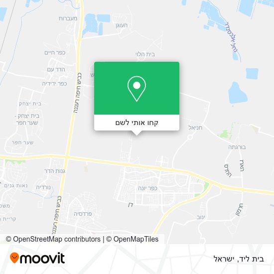 מפת בית ליד