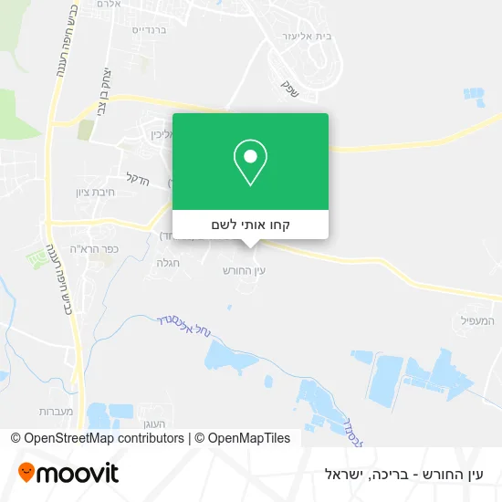 מפת עין החורש - בריכה